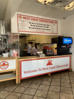 West Coast Cheesesteaks food