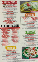 Los Mariachis Mexican menu