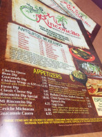 Mi Rinconcito menu