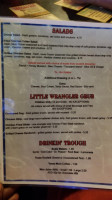 Billy B's Sale Barn Cafe menu