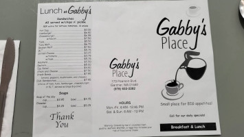 Gabby's Place food