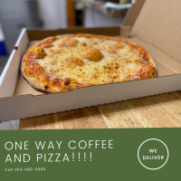 One Way Coffee Pizza food