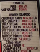 Ron's Seafood Market menu