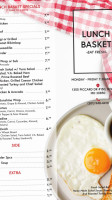 Lunch Basket menu