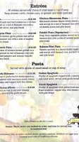 Sunset Bistro menu