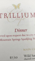 Trillium Cafe Inn food