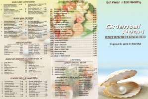 Oriental Pearl menu
