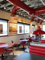 Freddy's Frozen Custard Steakburgers inside