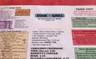 Dixie Grill Bbq Crab Shack menu