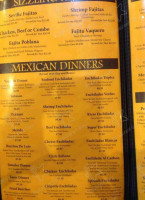 El Mariachi Mexican menu