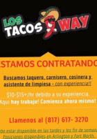 Los Tacos Way food