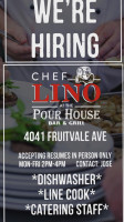 Chef Lino’s Grill Catering food