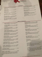 Aki Japanese menu