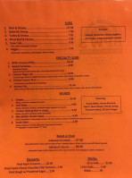 Bpw's menu