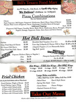 Gila Bend Food Mart menu