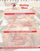 Bergeron's Boudin Cajun Meats menu