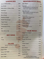 Gyros Stop menu