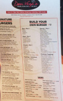 Desi Vega's Prime Burgers Shakes menu