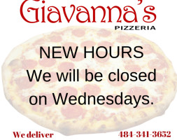 Giavanna's Pizzería food