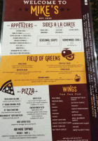 Mike's Sports And Grill menu