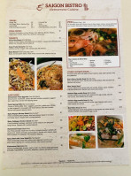 Saigon Bistro menu