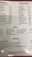 The Dry Creek Ranch menu