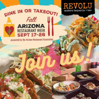 Revolu Modern Taqueria food