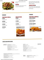 Wow Cafe and Wingery menu