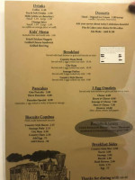 Junction Cafe menu