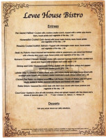 Levee House Cafe menu