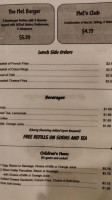 Mel's Diner menu