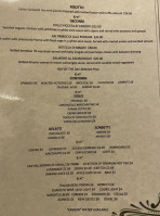 Palinuro Italian Cuisine menu