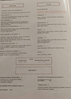 Caesar's menu