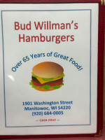 Bud Willman's Lunch food