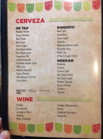 Maya Family Mexican Restaurant menu