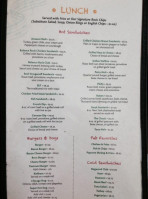 Balance Rock Eatery And Pub menu