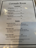 Desert Lounge Grill menu