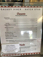 Galaxy Diner menu