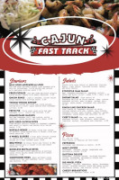 Cajun Fast Track Filling Station menu