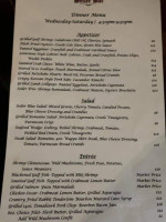 The Seiler Bar menu