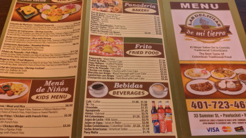 Las Delicias De Mi Tierra menu