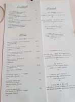 The Gloriette menu