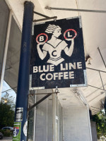 Blue Line Coffee outside