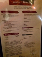 Commodore's Pizza menu