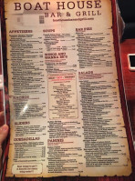 Boathouse Grill menu