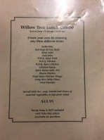 Willow Tree Korean Restaurant menu