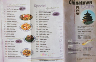 China Town Cafe menu