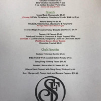 Simply Fresh menu