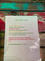 Castaway's Tropical Daiquiris menu