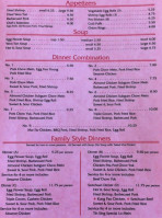 Tin Sing Incorporated menu